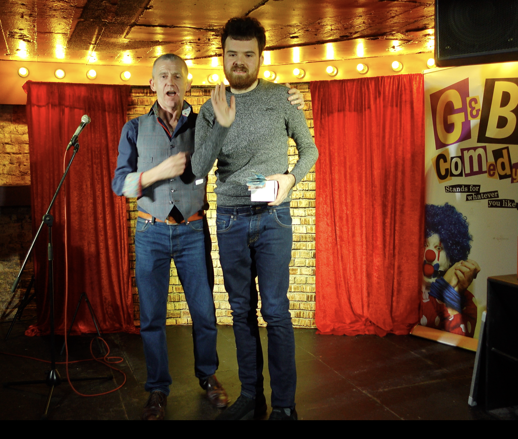 Adam Dorr, January's new act winner.